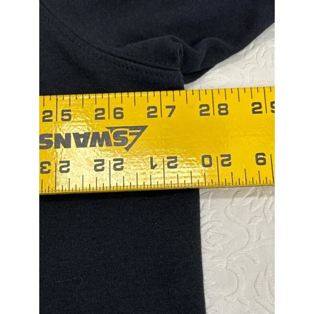 Bechamel Womens Cotton Black Button Front Collar Shirt Size 3X Long Sleeve - Picture 6 of 8